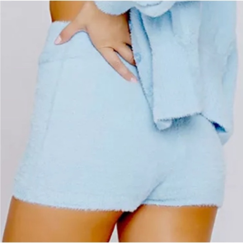 NWT! Aerie Light Blue Cozy Shorts